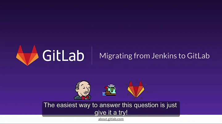 Migrating from Jenkins to GitLab CI (English Captions)