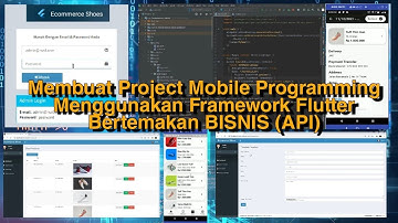Membuat Projects Mobile programming dengan mengunakan Flutter Bertemakan BISNIS