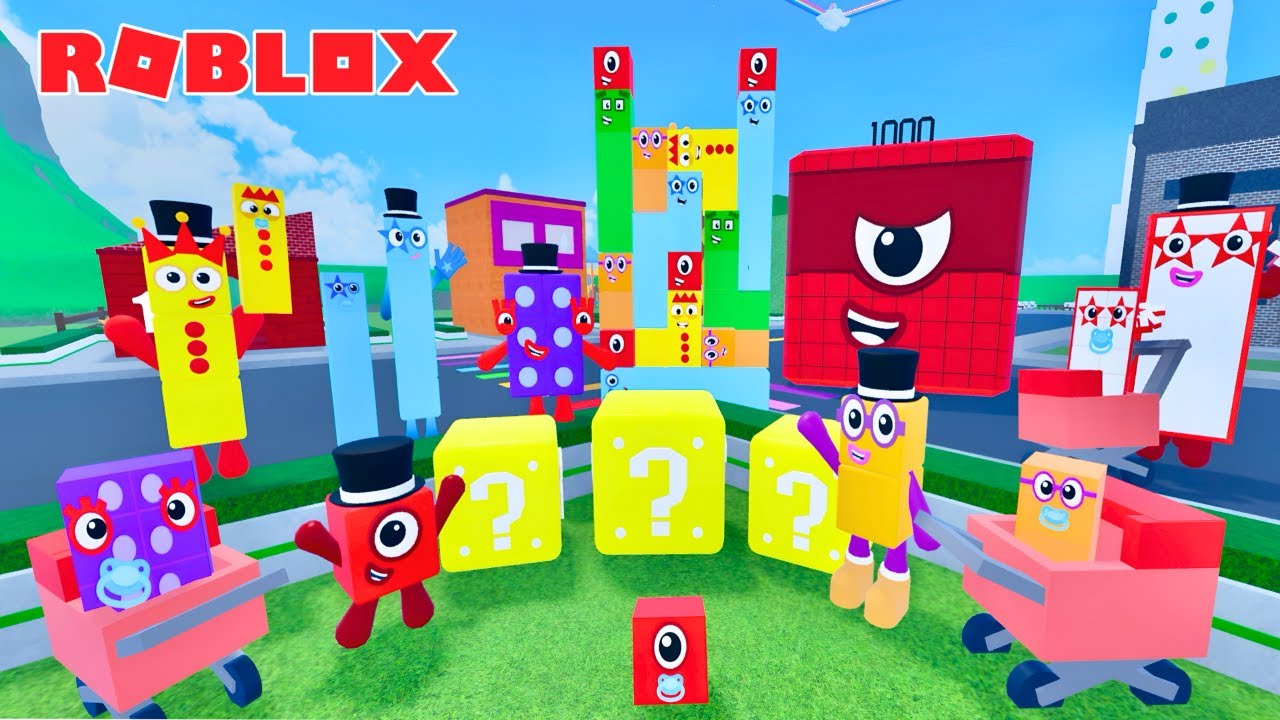 Городок с цифровыми блоками вместе с тобой!