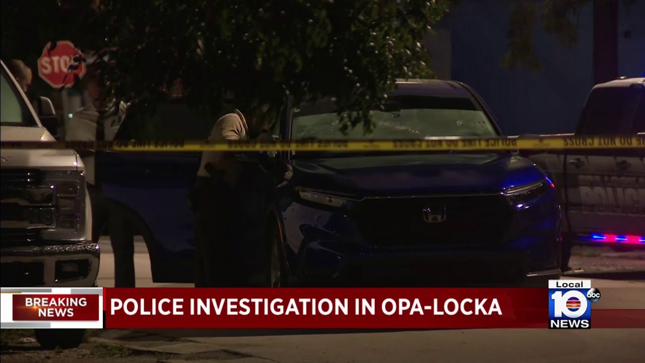 Police investigation underway in Opa-locka - YouTube