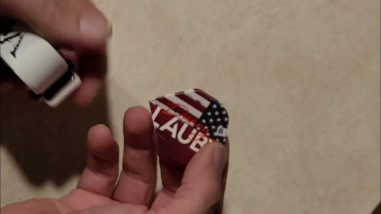 How to hole punch dart flights to better secure flights to shafts YouTube