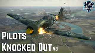 Pilots Shot and Knocked Out - Epic Crash Compilation IL2 Great Battles V8 Historical Flight Sim