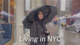 Living in nyc series | eat with me throughout the week - home cooked and outside food