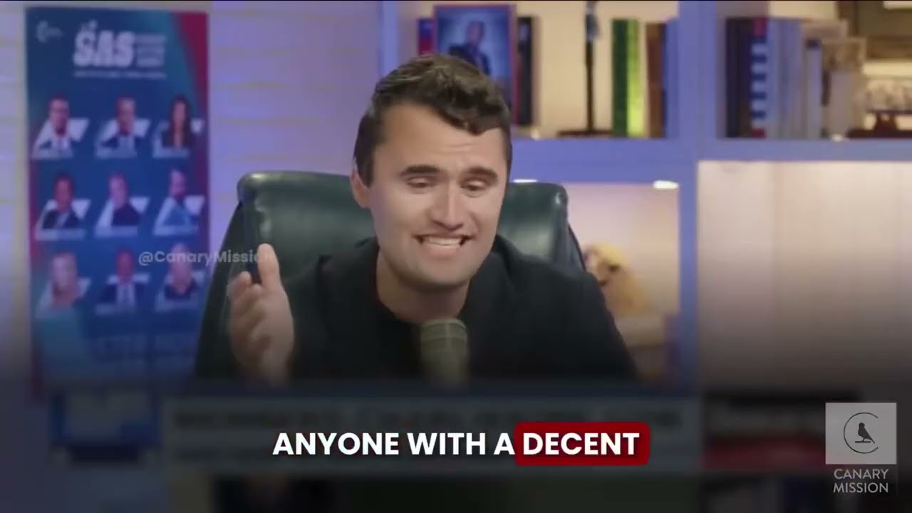 Charlie Kirk: “Anyone with a decent moral compass should reject the scapegoating of Jews.”
