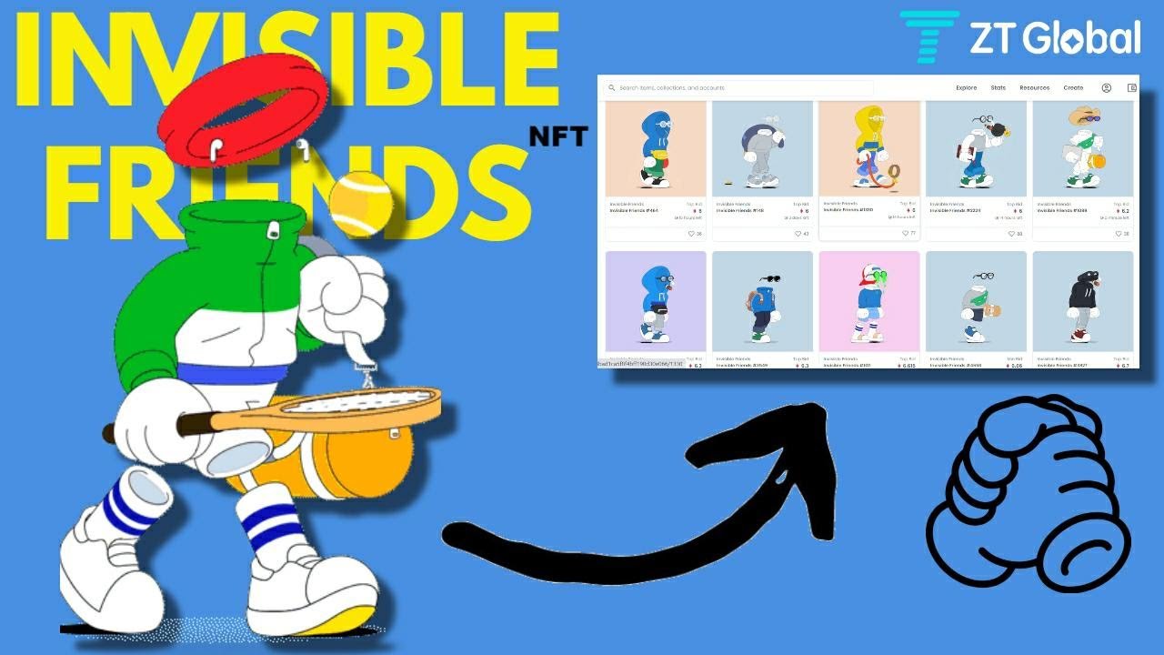 Invisible Friends NFT Collection of 5,000 animated invisible characters ...
