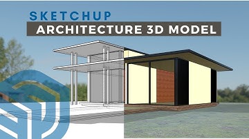 Comprehensive Tutorial Architecture 3D Modeling with SketchUp |  Private House 345