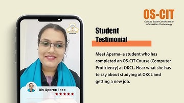 Meet Aparna- a student who has completed an OS-CIT Course