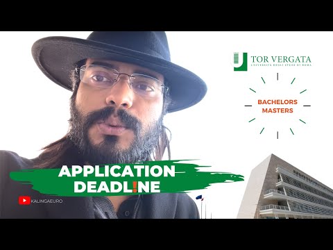 Application deadline of University of Rome 