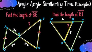 Triangle Similarity - AA Similarity Example (Easy Way to Solve)