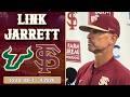 FSU Baseball | Link Jarrett recaps 9-1 midweek win over South Florida | FSU 9, USF 1 | Warchant TV