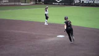 OC Batbusters softball's Riley Hilliard hits grand slam home run vs. Texas Bombers in Alliance 18u