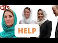 Royal shocked kate middleton weared hijab to meet with volunteers