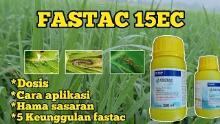 FASTAC 15EC DOSAGE PER TANK AND HOW TO USE