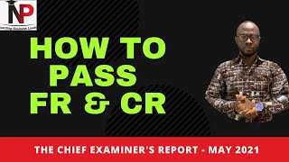 How To Pass CR (SBR) & FR (F7) Exam |CFA |ICAG |CIMA|ACCA |CPA - Nhyira Premium