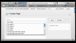 Video 3 - All Content, Page Titles & URLs, node IDs