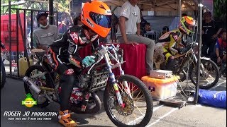 SANGARR PERTARUNGAN SERU Kelas FFA 350 CC ; Drag Bike IDC KAWAHARA