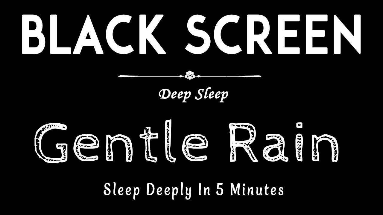 Serene Escape: Rain on Tent Fly & Soft Ambient Thunder | Black Screen for Stress Dissipation
