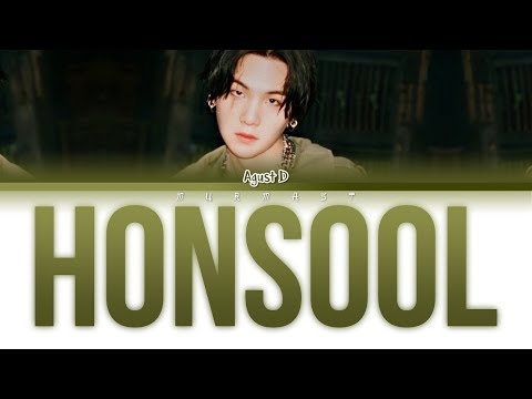 Agust D - Honsool (혼술) (Color Coded Lyrics Eng/Rom/Han) +TR ALTYAZI