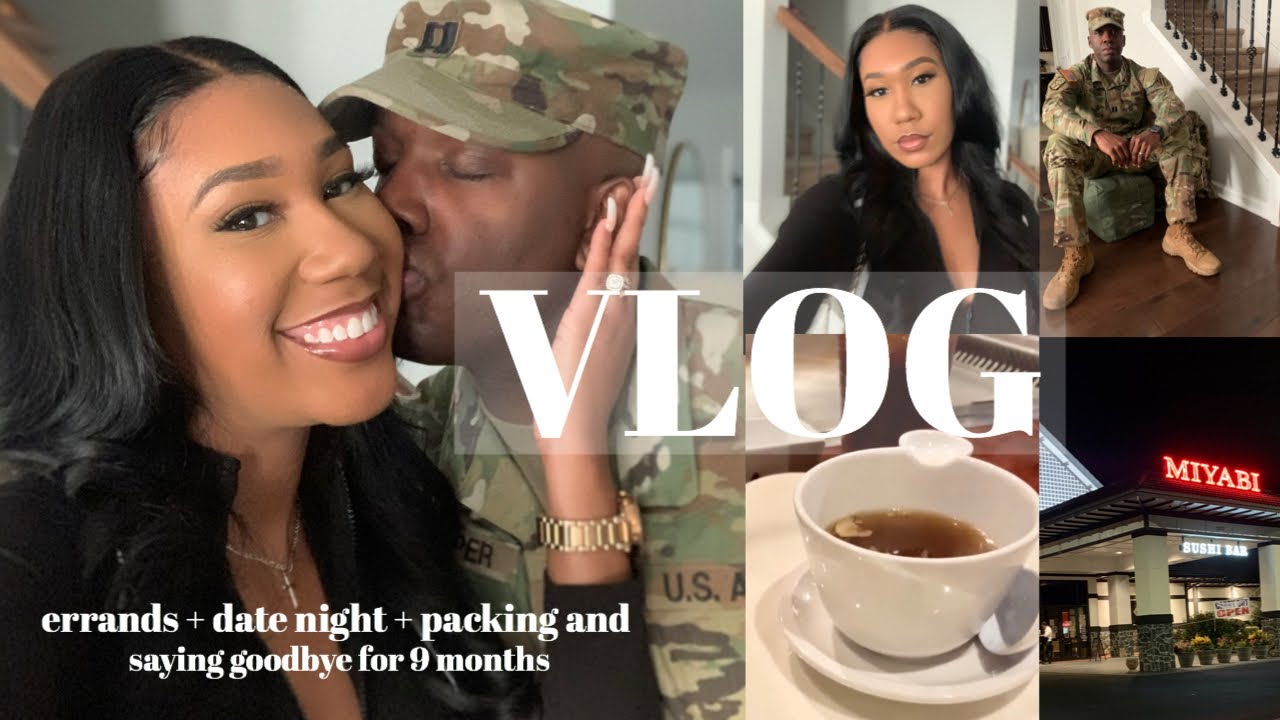 VLOG | WEEKEND WITH BAE + SAYING GOODBYE | DEPLOYMENT SUCKS