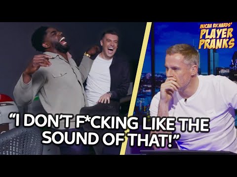 One Prank Too Far For Jamie Carragher! | Micah Richards' Player Pranks