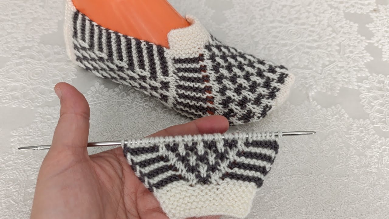 💥Создание пинеток с узором в две спицы ✅#вязаниекрючком #открытие ##вязание #ручнаяработа