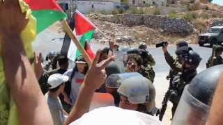 One man arrested at peaceful Al-Masara demonstation