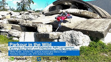Parkour in the Wild, Learning Agile Locomotion on any Terrain