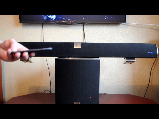 ES1 Sound bar 2.1 System with Wireless and Remote - YouTube