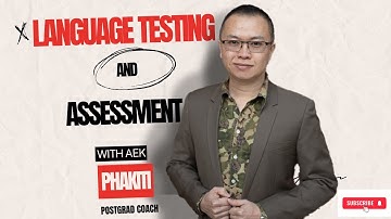 EDPJ5026 Week 1 Introduction to Language Testing and Assessment