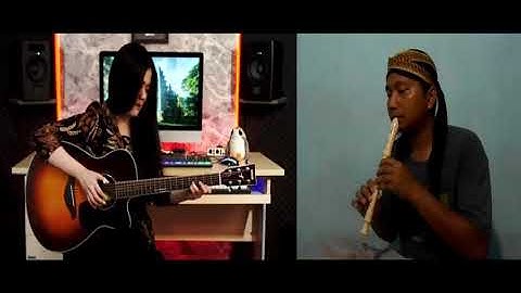 (Weird Genius ft. Sara Fajira) Lathi - Fingerstyle Guitar Cover | Josephine Alexandra & S. Recorder