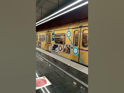 Метро Москвы, новый состав. Желтая ветка. - YouTube