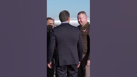 War Secretary Pete Hegseth Arrives In Huntsville, Alabama, To Visit New U.S. Space Command HQ