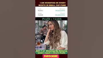Day 7 My Mutual Funds Investment Portfolio | SIP Investment || Best SIP Investment Plan 2025 #sip