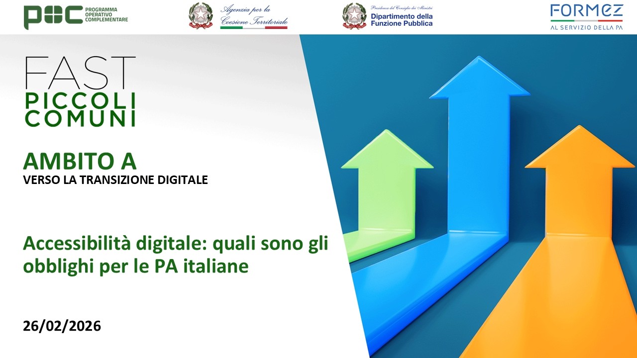 Accessibilità digitale: quali sono gli obblighi per le PA italiane (26/02/2026)