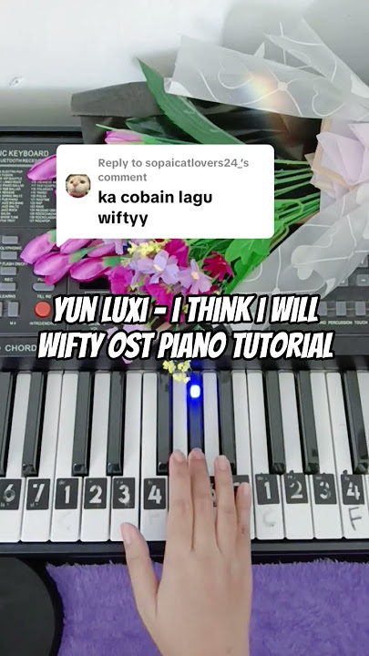 Lin Yuxi - I Think I Will When I Fly Toward You OST Piano Tutorial #notpianika #notangka #wifty