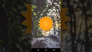 Stormy Weather App Demo screenshot 1