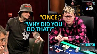 Pro Gambler Mikki Is TERRIFIED in $116,000 All In Against Wesley  @Hustler Casino Live