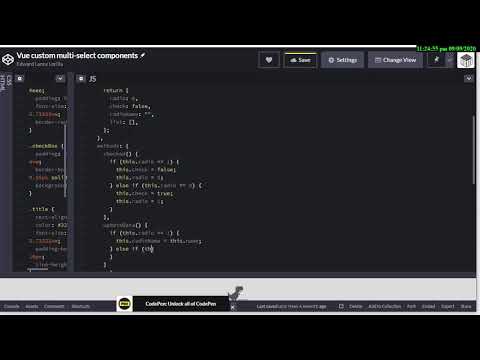 【VUEJS】 custom multi select components