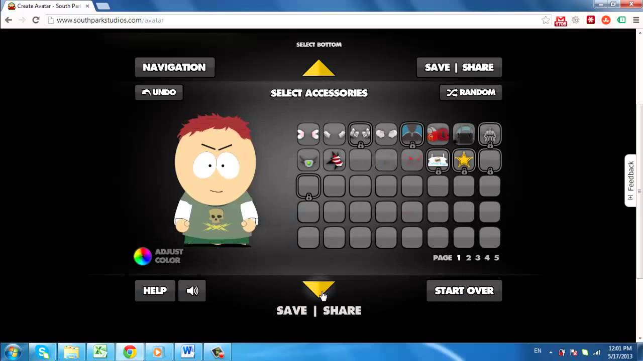 south-park-character-template