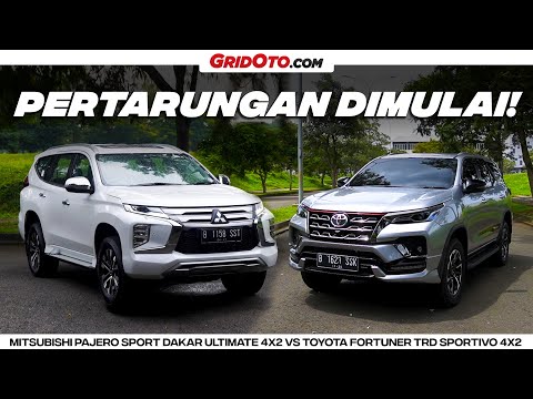 Mitsubishi Pajero Sport VS Toyota Fortuner I Komparasi Virtual I GridOto