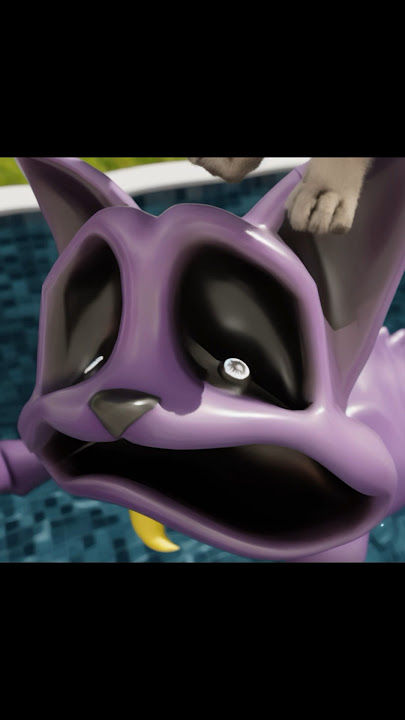 CatNap attacked in the pool! The cat saved Scarlet! Poppy Playtime #cat #catnap #poppyplaytime