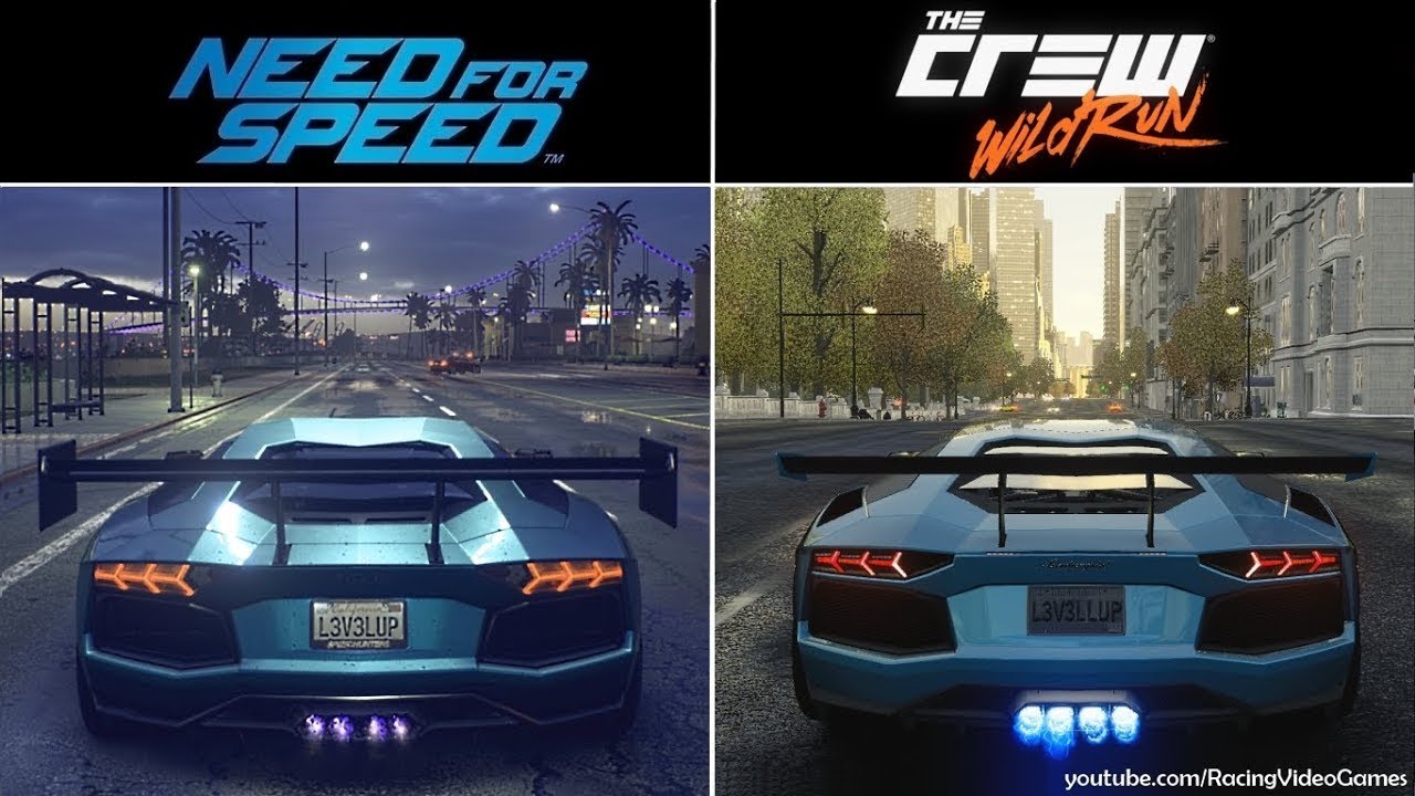 Need For Speed vs. The Crew Wild Run | Graphics & Weather Comparison