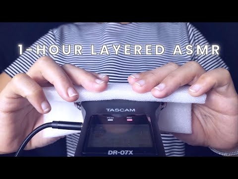 1-HOUR LAYERED ASMR TRIGGERS TO HELP YOU SLEEP, RELAX & FEEL TINGLES (No Talking)