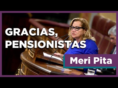 Revalorización de las pensiones | Meri Pita "Claro que queda mucho por hacer".