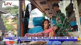 Kecelakaan Maut Bus Tabrak Truk, Evakuasi Berlangsung Dramatis - BIM 18/12