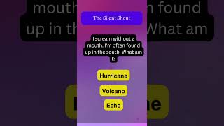 Crack the Code: The Silent Shout Riddle Challenge! #riddlechallenge #mindgames