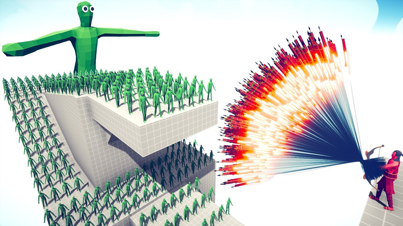 100x ZOMBIE ARMY AND GIANT ZOMBIE Vs 2X EVERY GODS - Totally Accurate Battle Simulator TABS