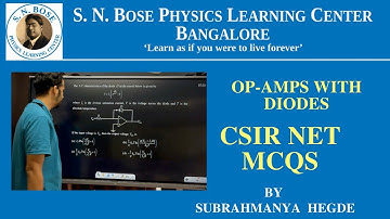 Op-Amps with Diodes| CSIR NET| GATE| JEST| TIFR