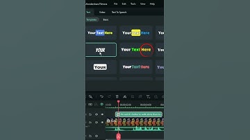 Conversión de voz a texto con IA (creación de subtítulos de una palabra): Filmora Wondershare