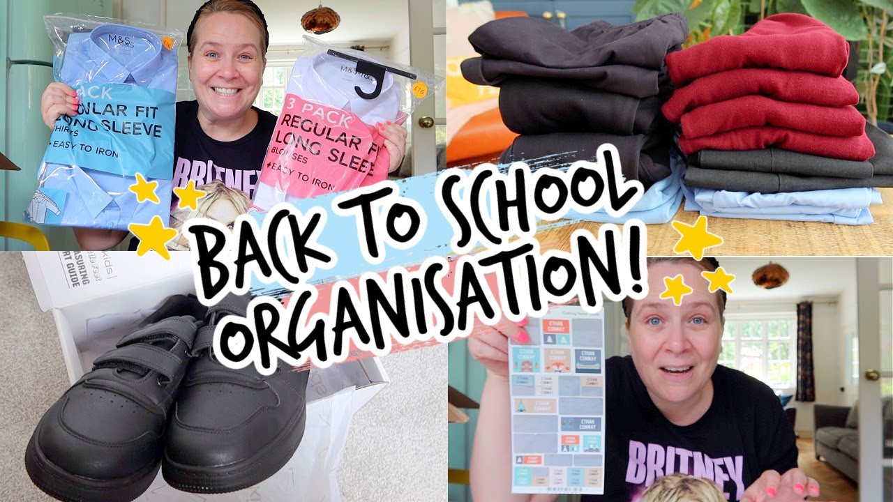 BACK TO SCHOOL! Organise With Me! Haul! Labelling! Top Tips! Chatty Vlog!